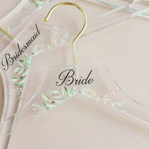 "Bride" Acrylic Hanger for Weddings